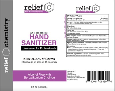 Relief C Hand Sanitizer 236ml (Relief C Hand Sanitizer 236ml)